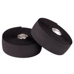 2 Rullar Cykelstyre Anti-Slip Tejp Tape Styre Wrap Strap - Svart Svart