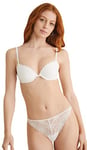 Women'secret Padded Soutien-Gorge rembourré, Blanc Ivoire, 95D Femme