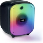 477370 Enceinte Party Cube Sans Fil Avec Effets Lumineux Fonction Sans Fil, Radio Fm, Port Usb/Mp3, Lecteur De Carte Microsd, Aux-In, 2 Entrées Micro[X686]