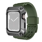 Nillkin Apple Watch 44mm Armband DynaGuard Wristband Case Grön