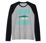 Ocean’s Bounty Hunt for the Bluefin Tuna Fishing Raglan Baseball Tee