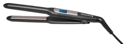 Remington Hair Straightener with Extra Slim Plates (for Short Hair, Pixies, Bangs, Small Curls, Advanced Ceramic Coating, Digital Display, 9 Settings 150-230°C, Fast Heat up) S5515