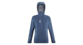 Veste impermeable femme millet seneca gore tex 3l bleu