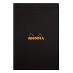 Rhodia Bloc de bureau n°19 agrafé en-tête - 160 pages 80 g format 21 x 31,8cm petits carreaux