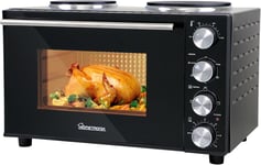 HomeTronix 30L Mini Oven: Grill Baking Cooking, Compact & Portable Design, Hot 3