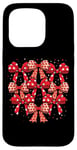 Coque pour iPhone 15 Pro Valentines Day Coquette Bow Cute Heart Ribbon Love Retro