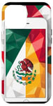 Coque pour iPhone 12 Pro Max Blanc Motif géométrique moderne Guanajuato Mexique Drapeau Téléphone