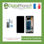 ✅ECRAN TFT SAMSUNG S10 4G COMPATIBLE SUR CHASSIS CONTOURS NOIR (G973F) ✅TVA✅