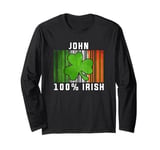 John Irish Family Name Long Sleeve T-Shirt