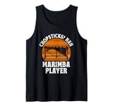 Marimba Player Musical Instrument Funny Vibraphone Tank Top