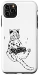 iPhone 11 Pro Max Retro Gaming Cat Headphones Controller Funny Cat Gamer Case