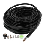 Pressure Washer Sewer Jetter Kit 5800 PSI Drain Cleaning Hose 100ft Hose 1/4in@