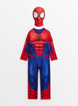 Disney Marvel Spider-Man Fancy Dress Costume & Mask Set 7-8 years Red Years