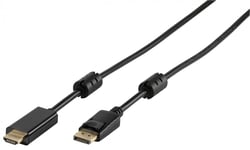 Vivanco DisplayPort till HDMI Kabel 1.8m