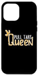 Coque pour iPhone 12 Pro Max Languettes drôles avec inscription « Queen Bingo » - Pour femme et homme - Sarcastique