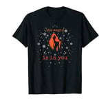 Pagan Triple Moon The Magic Is In You Witchy Christmas Yule T-Shirt