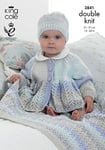 King Cole Jacket, Hat and Blanket in Melody DK - 3841