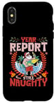 iPhone X/XS Year Report Still Naughty | Naughty Christmas Santa Vacation Case