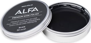 Alfa Alfa Shoe Care Polish Black, OneSize