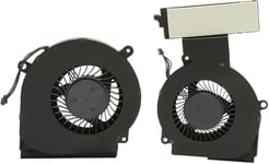 Ventilateur De Refroidissement Cpu Gpu,Dc 5V 0.5A 4 Broches Remplacement De Ventilateur De Refroidissement Pour Ordinateur Portable Professionnel Pour Hp Pour Omen 15 Dc(Ventilateur Cpu Et Gpu)