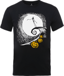 T-Shirt Homme Jack Skellington Roi des Citrouilles Couleur - L'Étrange Noël de Monsieur Jack - Noir - M