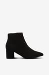 Bianco - Boots biAdevived Ankle Boot Faux Suede - Svart