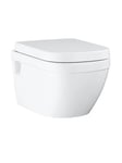 Grohe Euro Ceramic Toilet with soft-close toiletseat, white