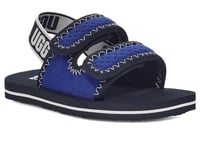 UGG Boy's Unisex Kids Lennon Slingback Slide Sandal, Blue, 8 UK Child