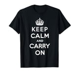 Keep Calm and Carry On Vintage retro poster print T-Shirt