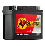 Banner Mc Batteri AGM YTX5L-BS 12V 4Ah