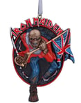 Hängande Iron Maiden Trooper Dekoration med Tråd 8,5 cm