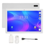 10 tuuman tabletti 8 ydintä prosessori 8 Gt 256 Gt 2.4G 5G WIFI Android 11 8MP 13MP 1920x1200 IPS 8800mAh hopea Tablet 100?240V US Plug