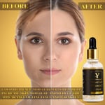 Gold Rich Vitamin  Face Moisturizer Serum - Skin Repair, night serum