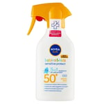 Nivea Solaire 270 Ml. Enfants Fp50 Sensibles Trigger