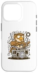 Coque pour iPhone 16 Pro batteur de hibou drôle