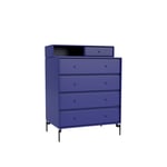 Montana - Keep Chest Of Drawers - Monarch / Black Legs - Kommoder - designer_peter_j_lassen - Blå - Tre