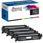 PREMIUM CARTOUCHE - x4 Toner - CF230X CF230X Noir Compatible pour HP LaserJet Pro MFP M227fdn HP LaserJet Pro MFP M227fdw HP LaserJ