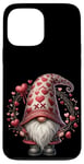 iPhone 13 Pro Max Love Gnome Valentines Day Wreath For Her With Cute Hearts Case