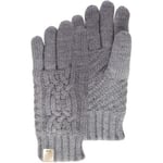 Gants Isotoner  Gants Femme Maille d'Aran Gris