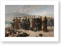 Official Reproduction of the Prado Museum "Shooting of Torrijos and their companions on the beaches of Malaga"