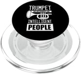 Trumpet the instrument for intelligent people - Trumpet PopSockets PopGrip for MagSafe