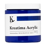 Kreatima Acrylic akrylfärg 250 ml – Ultramarine Blue PB 15:3 PB 29 PV 23