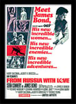 James Bond From Russia with Love One Sheet A3 Framed Print