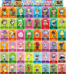 54 Pièces Mini Cartes Nfc Séries 5 Cards Pour Animal Crossing New Horizons Amiibo Acnh Cards Compatible Avec Switch/Switch Lite/Wii U