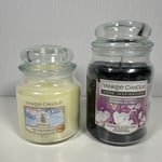 Yankee Candle Midnight Magnolia 538g Snow Globe Wonderland 411g Scented Candle