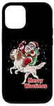 iPhone 12/12 Pro English Setter Santa Claus Christmas Dog Merry Woofmas Dogs Case