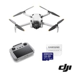 DJI Mini 4 Pro with DJI RC2 and 128GB Samsung Microsd Card for Action Sports Cam