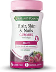 Nature's Bounty Hair, Skin and Nails Gummies with Collagen and Biotin - Zinc - -