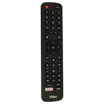 vhbw Télécommande compatible avec Hisense 32K3110W, 40K3110PW, 40K321UW, 50K3110PW, 50K321UW, 55K321UW télévision,TV