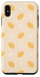 Coque pour iPhone XS Max Couleur neutre pastel, jaune, été, motif citron